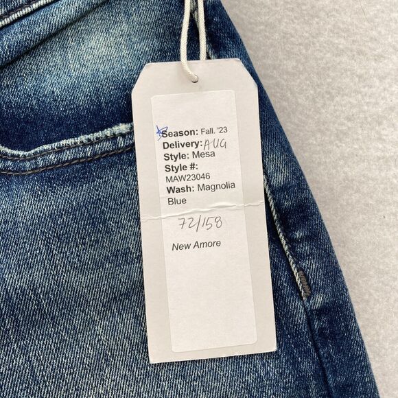 Modern American Jeans Women's‎ 26 Mesa Slim Bootcut Magnolia Wash Blue Denim NWT - Picture 5 of 14